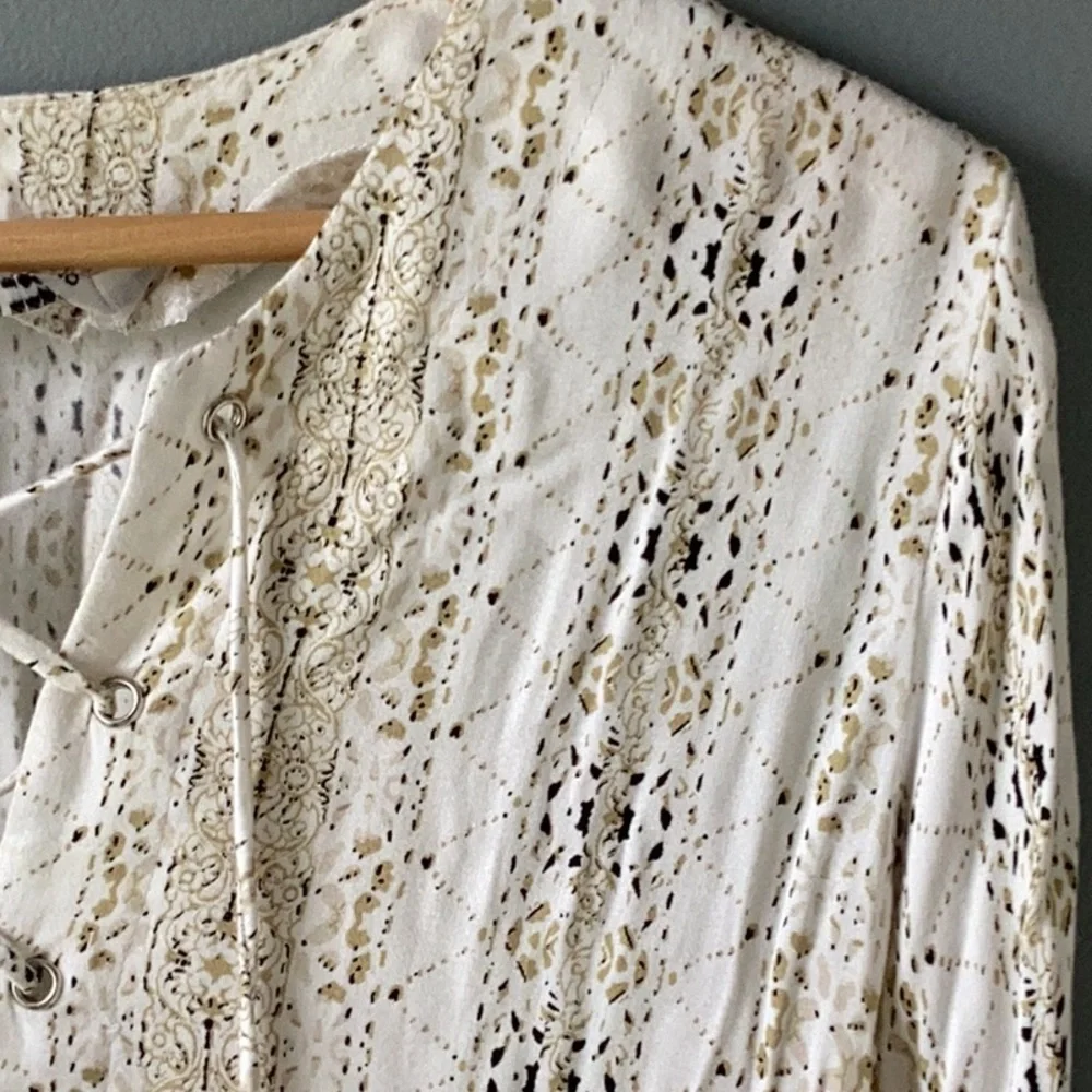 FAITHFULL THE BRAND Roman Mini Dress In Oasis Print Size Small - Picture 4 of 12